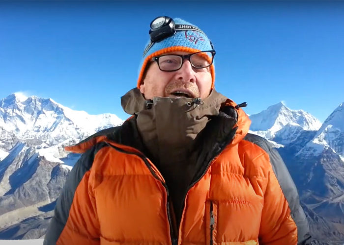 Himalayan Glacier Client - lennart successfully summit top of mera peak