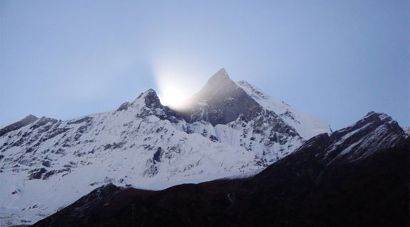 Sunrise view at Annapurna