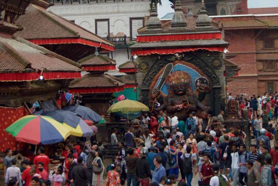 The 10 Major Festivals in Nepal People celebrating a festival in Nepal
