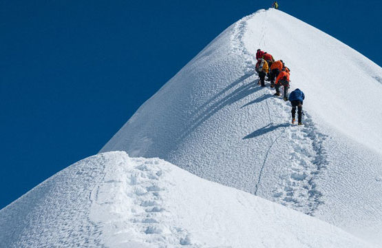 Island Peak for novice climbers Island Peak