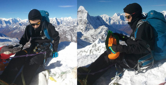 top of Island Peak