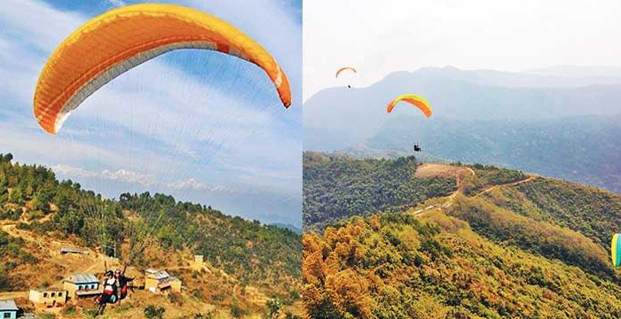 paragliding in Pokhara