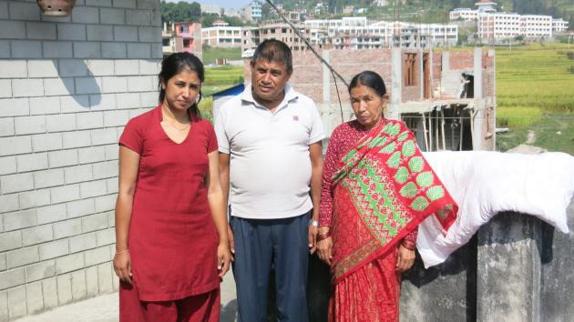 Kalpana, Yegra and his wife