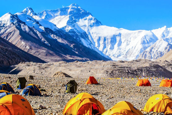 The North or the South face? Pick your side of the Everest story North Everest Base Camp in Tibet