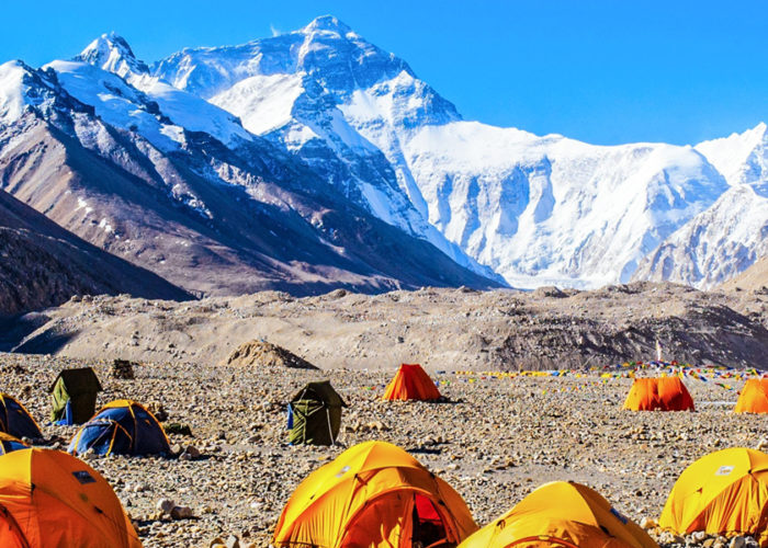 North Everest Base Camp in Tibet