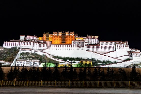 Trip of a life time in Nepal and Tibet Night view of Potala Palace