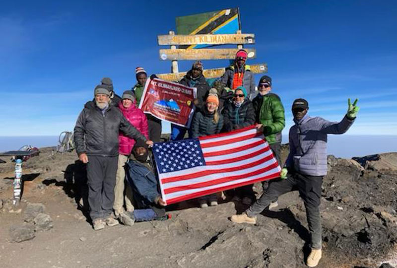 Himalayan Glacier client successfully summit kilimanjaro climb