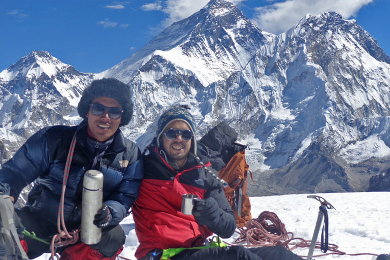 Island Peak, Lobuche and Nirekha Peak climbing with 3 Passes Trek