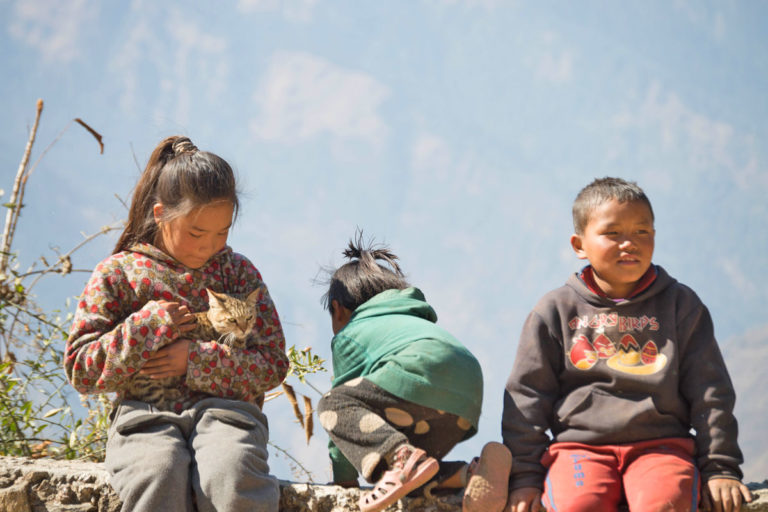 School Volunteering in Langtang