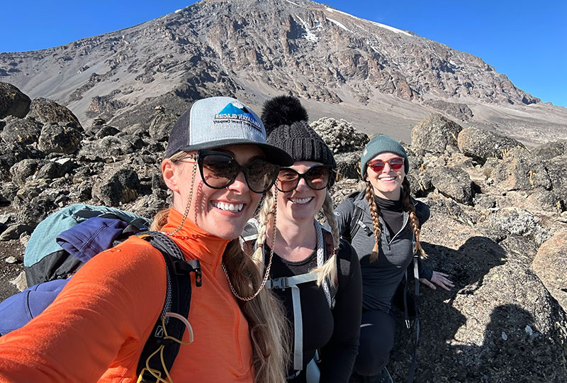 Selfie with group during Kilimanjaro Climb