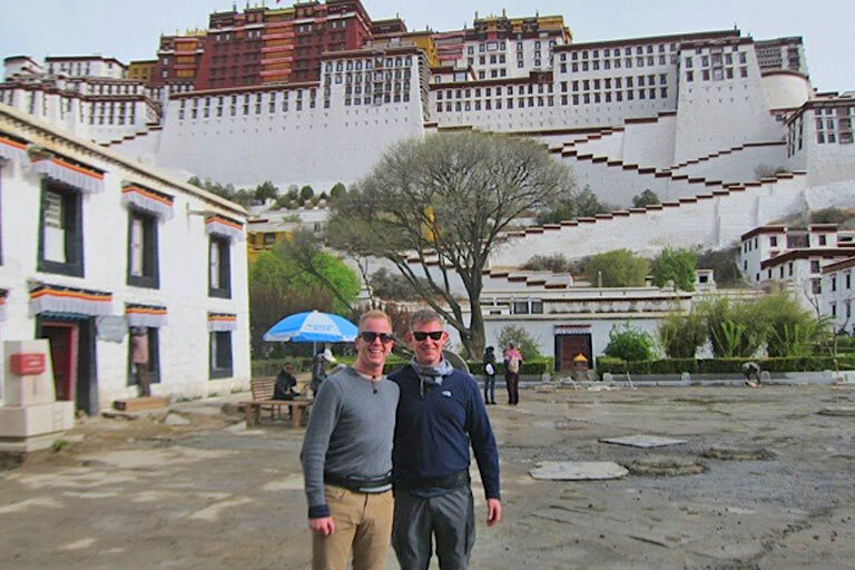 Tom and kevin at potala palace