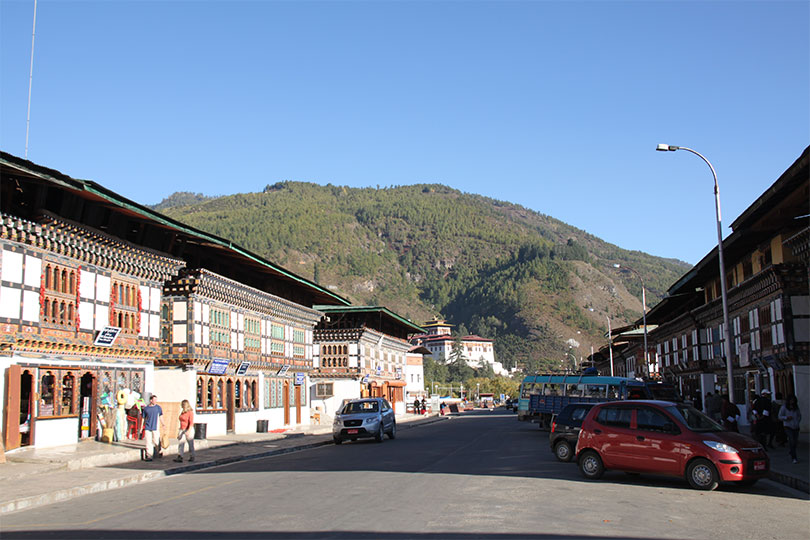 Paro Town in Bhutan