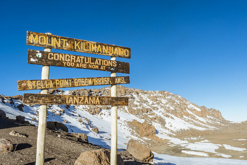 Stella Point in Umbwe Route