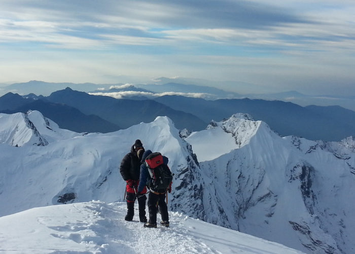 View from the top of the Mera Peak