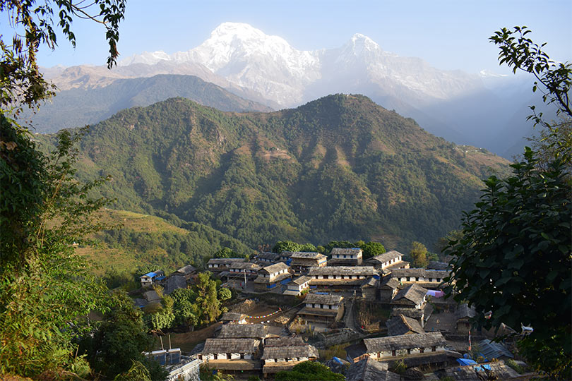 Ghandruk Village during Annapurna Luxury Lodge Trek