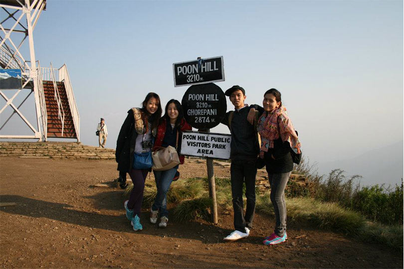 Poonhill - the popular view point during Ghorepani Poon Hill Trek