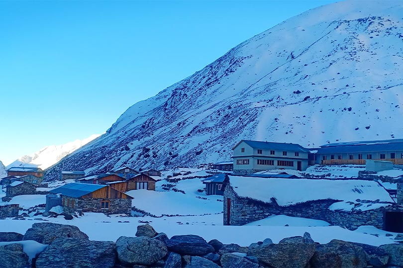 Thagnak; village along the Mera Peak Circuit