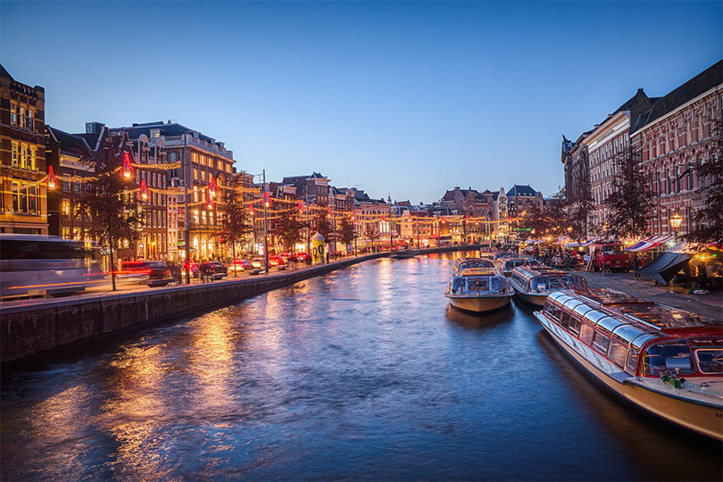 Amsterdam, Netherlands; countries you can travel to after being vaccinated