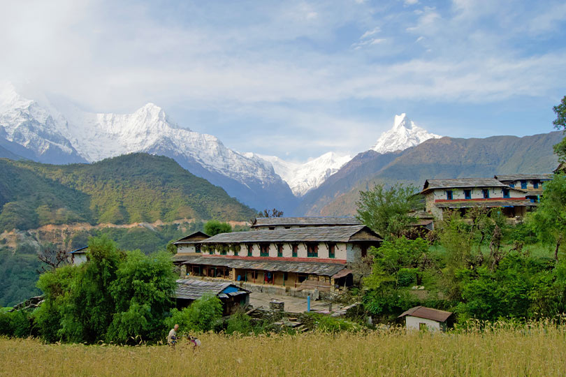 Ghandruk - a stop during Annapurna Foothill Trek