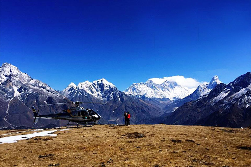 Everest Base Camp and Gokyo Lakes Tour by heli; one of the 10 best treks in everest region