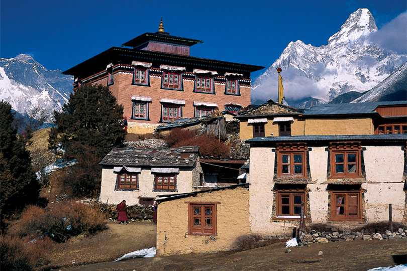 Tengboche Monastery along the path to Everest View Trek; one of the 10 best treks in everest region
