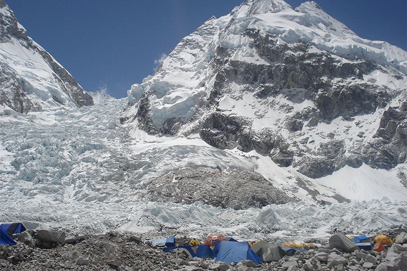 Sleeping in Everest Base Camp; one of the 10 best treks in everest region
