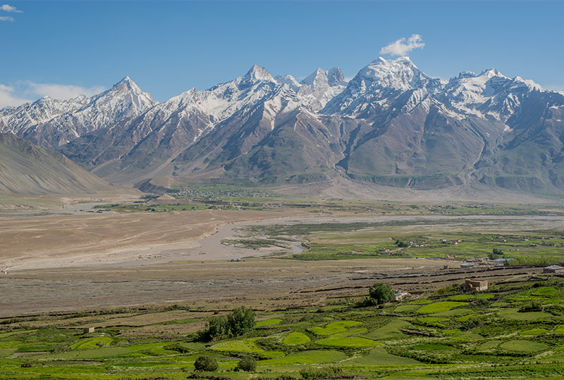 Zhanskar Range during the perfect weather in Ladakh