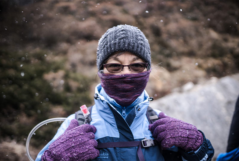 Trekking in Nepal during Winter