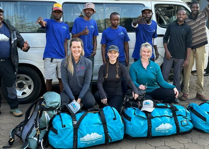 Clients packed and ready for Mount Kilimanjaro Climb