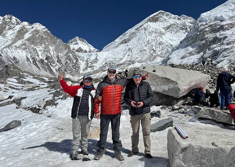 82 years old Dr David McClung at Everest Base Camp Trek 82 years old Dr David McClung at Everest Base Camp Trek