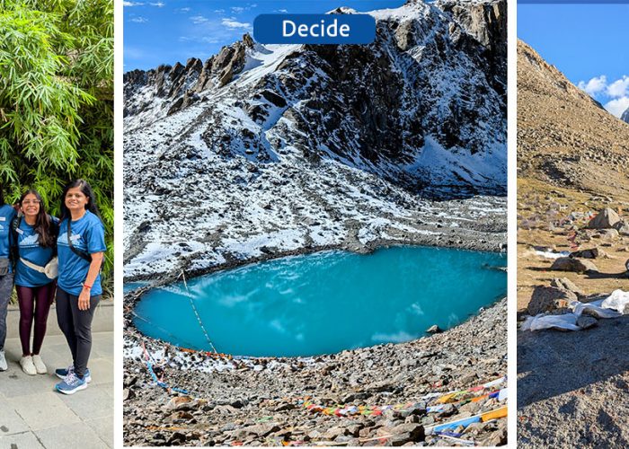 Kailash yatri getting ready for Kailash Yatra
