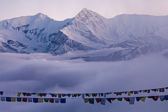 How Hard Is It to Cross Thorong La Pass at 5,416m (17,750 ft)? himalayas range view during annapurna circuit trek