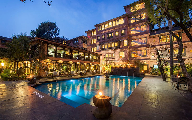 Dwarika's Hotel Night View