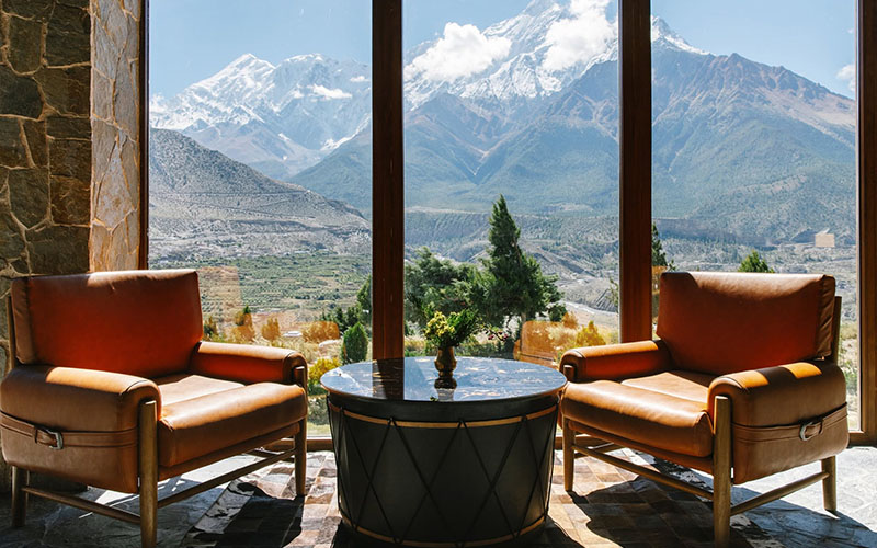 view from Shinta Mani Mustang